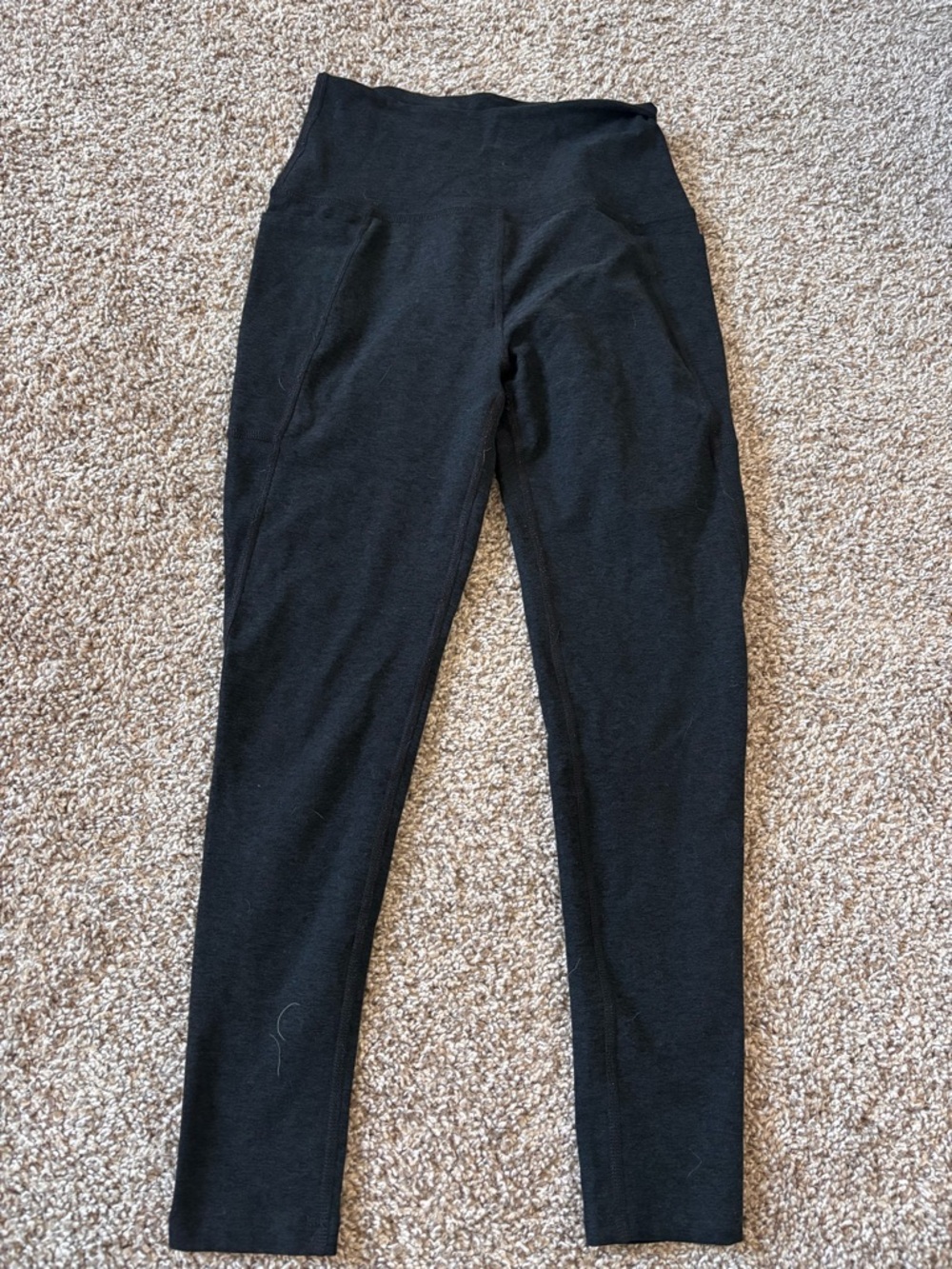 Beyond Yoga Charcoal Black Yoga Leggings